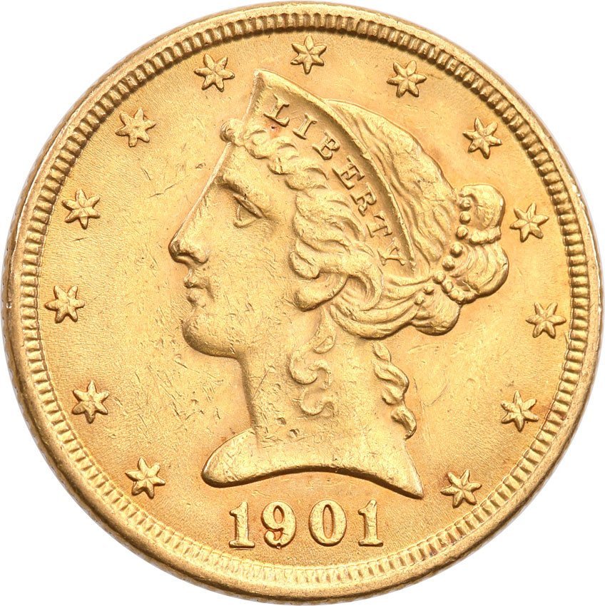 USA 5 dolarów 1901 st.1/1-